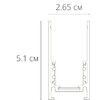 Миниатюра фото магнитный шинопровод arte lamp linea-accessories a460233 | 220svet.ru